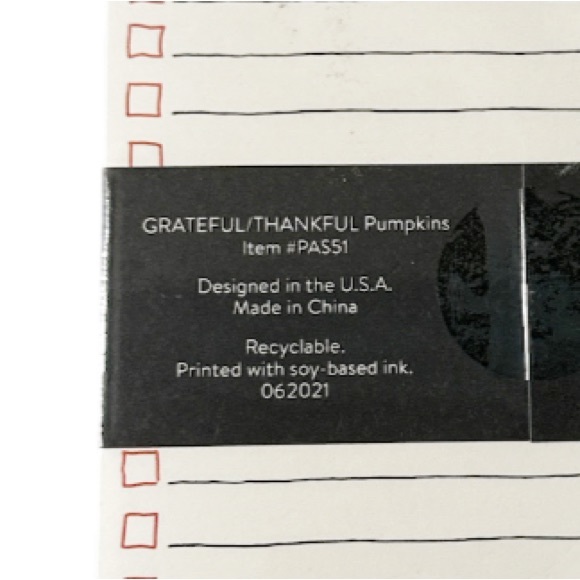 NEW Rae Dunn 🍁NOTES/TO DO🍁 Notepad Set/2 - Picture 5 of 5